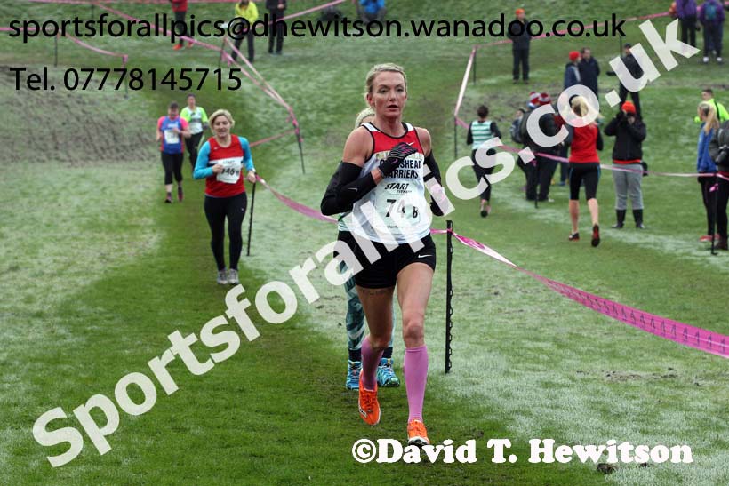 Senior women, Durham Cathedral Cross Country Relays. Photo: David T. Hewitson/Sports for All Pics